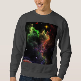 Sudadera Planetoides En El Embellecedor Básico De Nebula