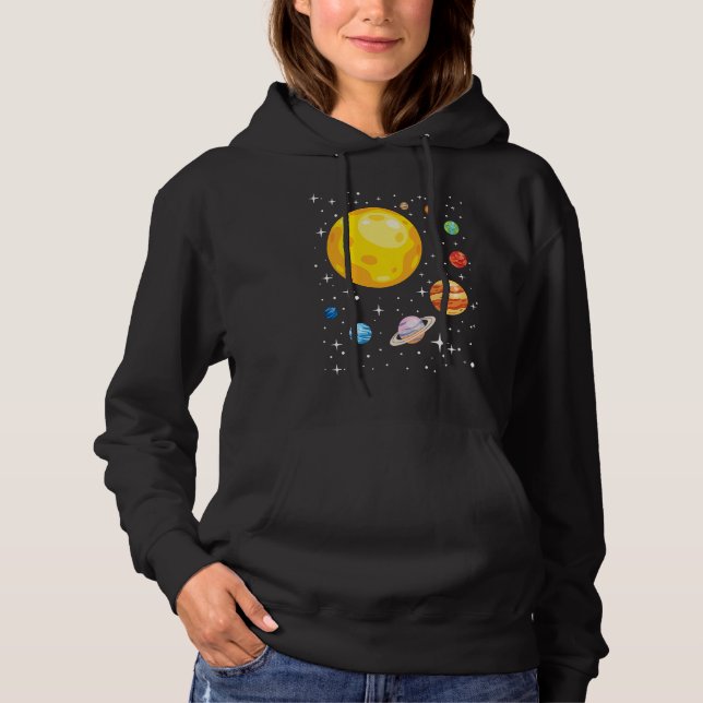 Sudadera Planets Solar System Planetarium Astronomy Astroph (Anverso)