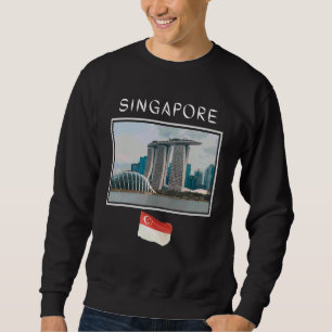 Sudadera Planificador de Viajes Singapur Marina Bay Sands M