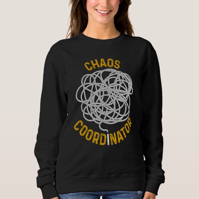 Sudadera Planner Conference Chaos Coordinator Preschool Pre (Anverso)