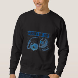 Sudadera Plano técnico de soldador maestro Arte esquemático
