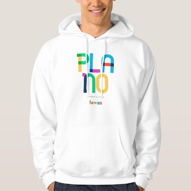 Sudadera Plano Texas Mid Century, Pop Art, (Anverso)