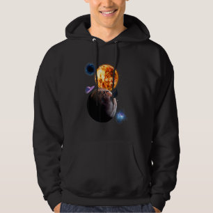 Sudadera Plano Universo del Sistema Solar Espacial Galaxia 