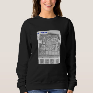 Sudadera Planos de Pumapunku Puma Punku Astronauta Antiguo 