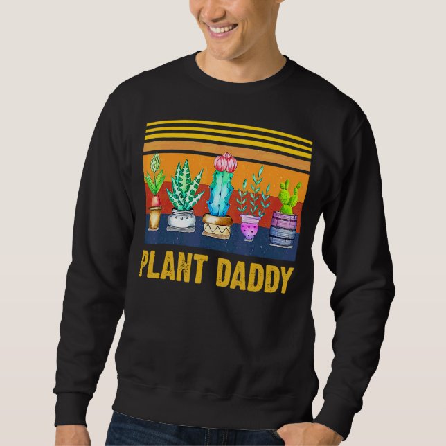 Sudadera Plant Daddy Vintage Cactus Gardening (Anverso)