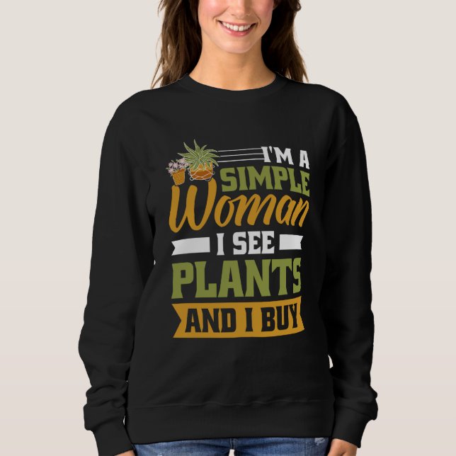 Sudadera Plant Saying Plant Garden Friends (Anverso)
