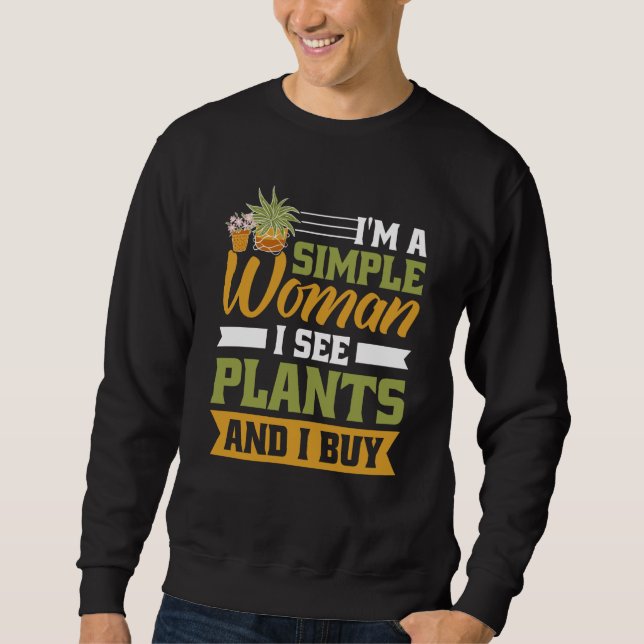 Sudadera Plant Saying Plant Garden Friends (Anverso)