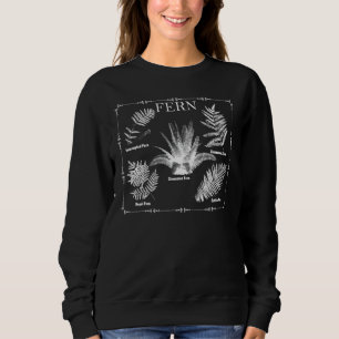 Sudadera Planta Botánica Fern Planta Vascular Sin Flores Bo