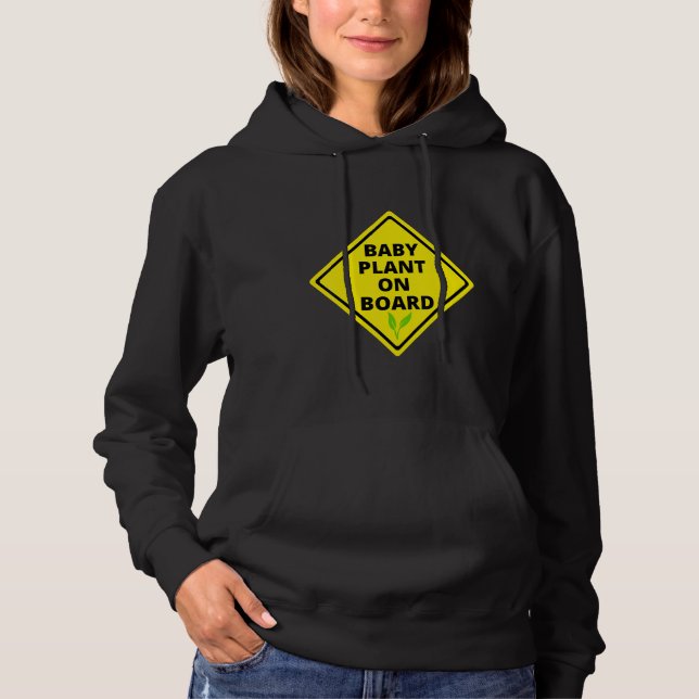 Sudadera Planta De Bebés A Bordo (Anverso)