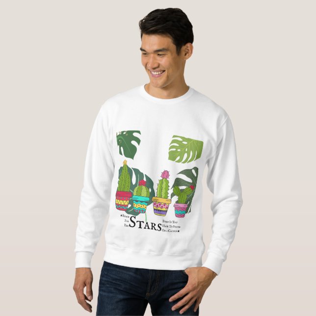 Sudadera Planta de Cactus con presupuesto (Anverso completo)