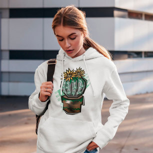 Sudadera Planta De Cactus En Una Caza
