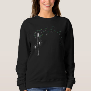 Sudadera Planta de flores de animales Dandelion Dinosaur