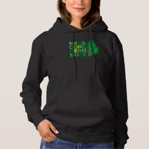 Sudadera Planta de herbivoro de núcleo duro Vegetariano