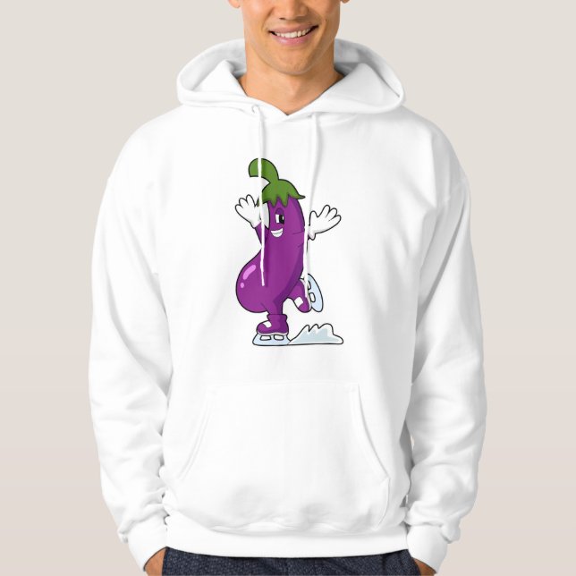 Sudadera Planta de huevos para patinar sobre hielo con pati (Anverso)