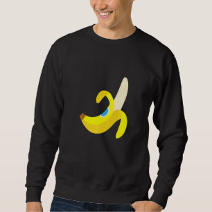 Sudadera Plantain de plátano Cute fruta fresca madura pelad