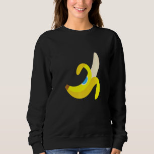 Sudadera Plantain de plátano Cute fruta fresca madura pelad
