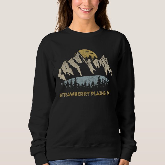 Sudadera Plantas de fresa Tennessee Mountain Sunset (Anverso)