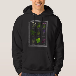 Sudadera Plantas de hierbas aromáticas de jardín Planta de