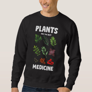 Sudadera Plantas El Mejor Jardín de Jardinería de Medicina