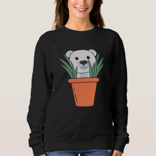 Sudadera Plantas Osos Polares Osos De Oso Polar Flower Pot 