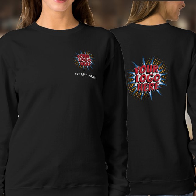 Sudadera Plantilla de carga de nombres y logotipos/Delante  (Subido por el creador)