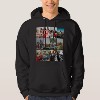Sudadera Plantilla de Collage de 12 Fotos de Recuerdos de A