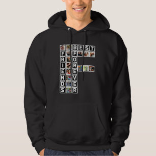 Sudadera Plantilla de collage de 15 fotos de BFF Best Frien