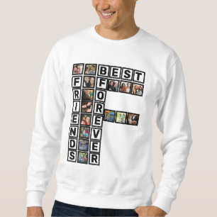 Sudadera Plantilla de Collage de fotos de los mejores amigo
