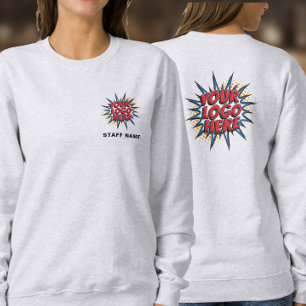 Sudadera Plantilla de envío de nombres y logotipos/Delante