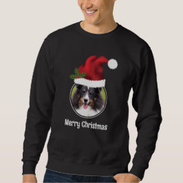 Sudadera Plantilla de foto personalizada con sombrero rojo