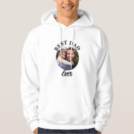 Sudadera Plantilla de fotografía personalizada de Best Dad