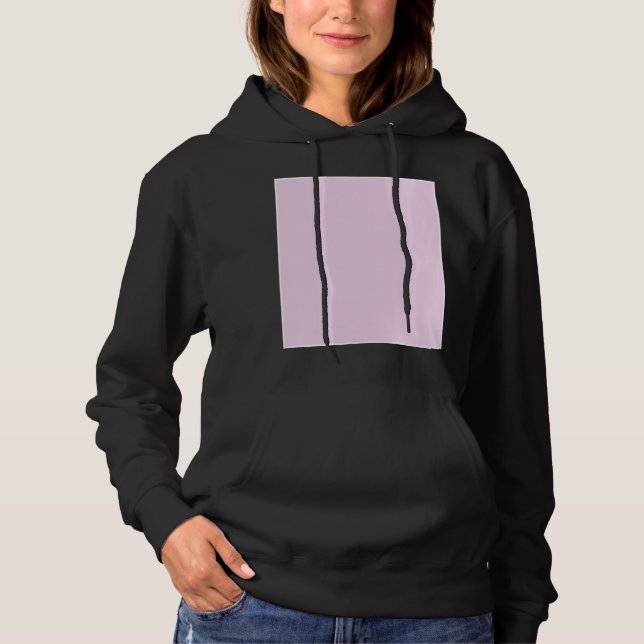 Sudadera Plantilla de Hoodie de Black Basic para Mujer (Anverso)