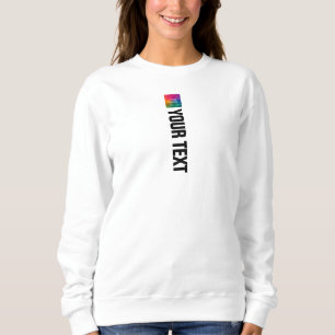 Sudadera Plantilla de impresión personalizada a doble cara