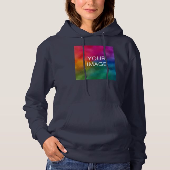 Sudadera Plantilla de moda Subir foto de mujeres de la Mari (Anverso)