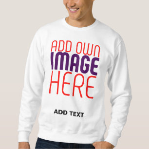 SUDADERA PLANTILLA DE TEXTO DE IMAGEN BLANCA SIMPLE EDITABL