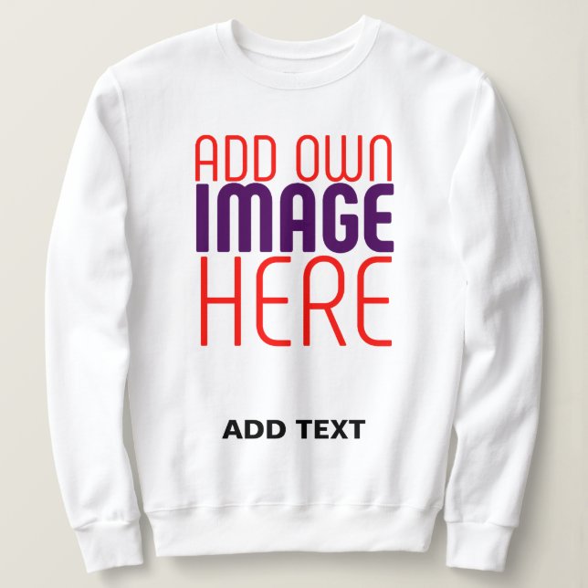 SUDADERA PLANTILLA DE TEXTO DE IMAGEN BLANCA SIMPLE EDITABL (Anverso del diseño)