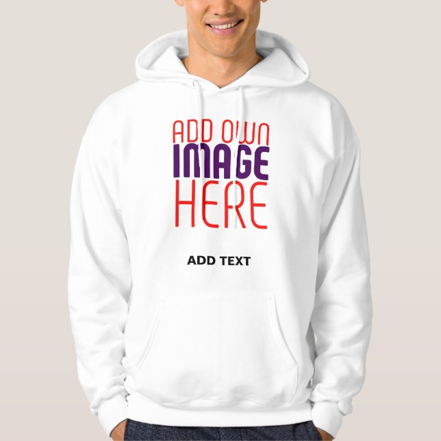 SUDADERA PLANTILLA DE TEXTO DE IMAGEN BLANCA SIMPLE EDITABL (Anverso)