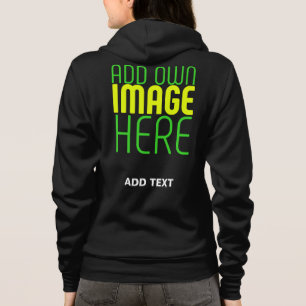 SUDADERA PLANTILLA DE TEXTO DE IMAGEN NEGRA SENCILLA EDITAB