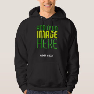 SUDADERA PLANTILLA DE TEXTO DE IMAGEN NEGRA SIMPLE EDITABLE