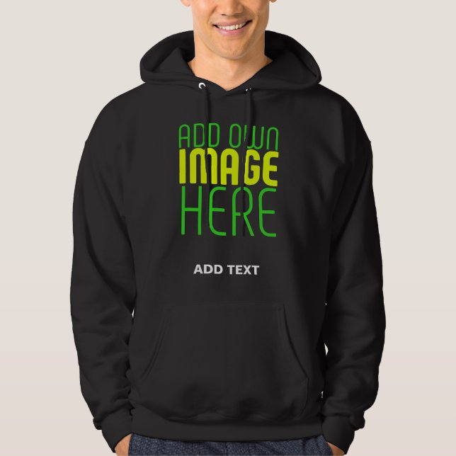 SUDADERA PLANTILLA DE TEXTO DE IMAGEN NEGRA SIMPLE EDITABLE (Anverso)