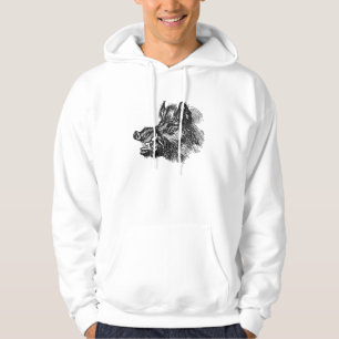 Sudadera Plantilla viciosa de los colmillos del jabalí w