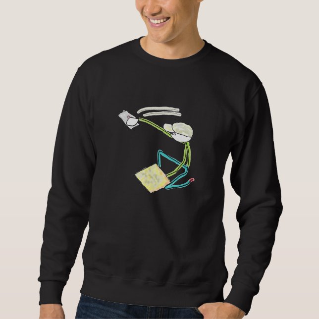 Sudadera Plasterer Stickman (Anverso)