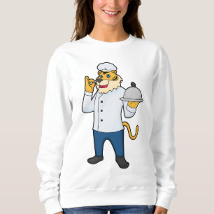 Sudadera Plata de gorra del chef del Cocinero del Tigre