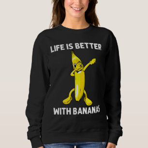 Sudadera Plátano Cool Para Hombres Mujeres Dabang Amarillo 