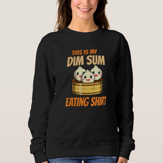 Sudadera Platos Chinos Asiáticos Comida Restaurante Dim Sum (Anverso)