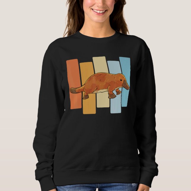 Sudadera Platypus Cute Outback Animal Retro Australia (Anverso)