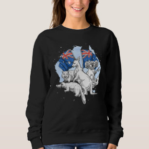 Sudadera Platypus de animales australianos Wombat Koala Kan