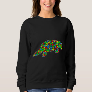 Sudadera Platypus Funny Puzzle Animals Autism Awareness