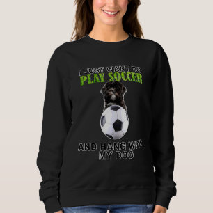 Sudadera Play Soccer Hang W Dog Lhasa Apso