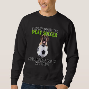 Sudadera Play Soccer Hang W Dog Mastiff